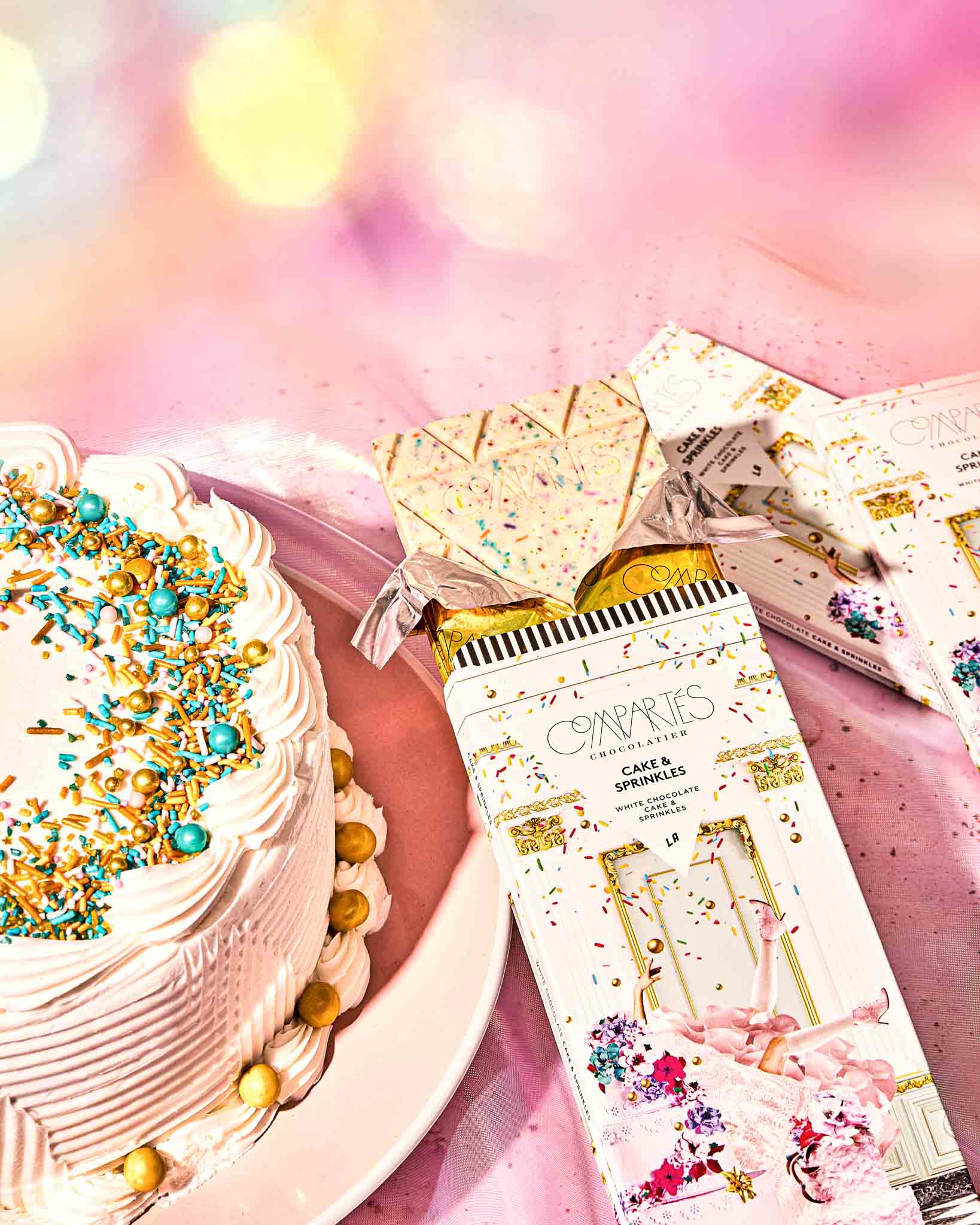Cake and Sprinkles Luxury Chocolate Bar
